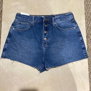 Forever 21 High Rise Jean Shorts High Waisted Denim
